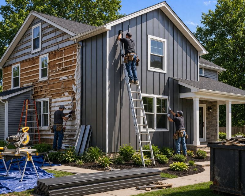 House Siding Installation in Falkville, AL