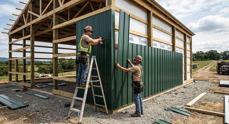 Metal Barn Siding Installation in Cullman, AL