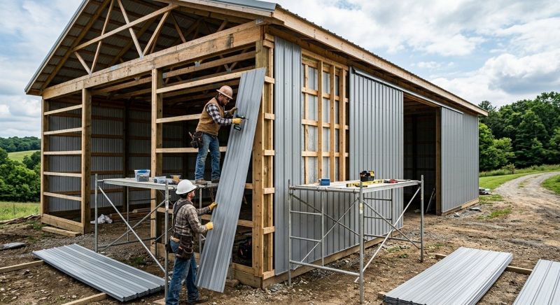 Metal Barn Siding Installation in Cullman, AL