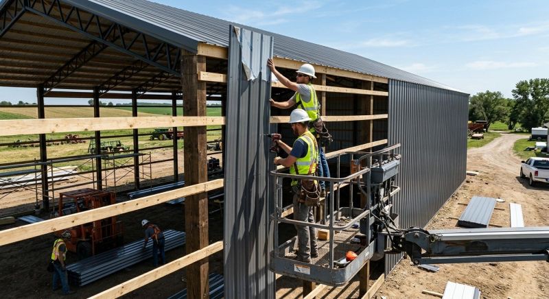 Metal Barn Siding Installation in Cullman, AL