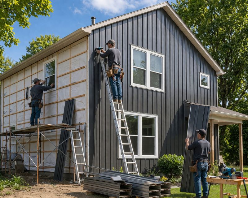 Metal Siding Installation in Arab, AL