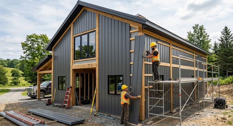 Pole Barn Siding Installation in Cullman, AL