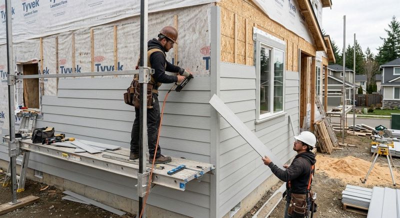 Fiber Siding Installation