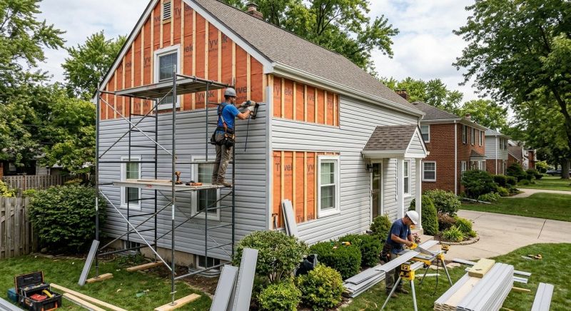 House Siding Installation